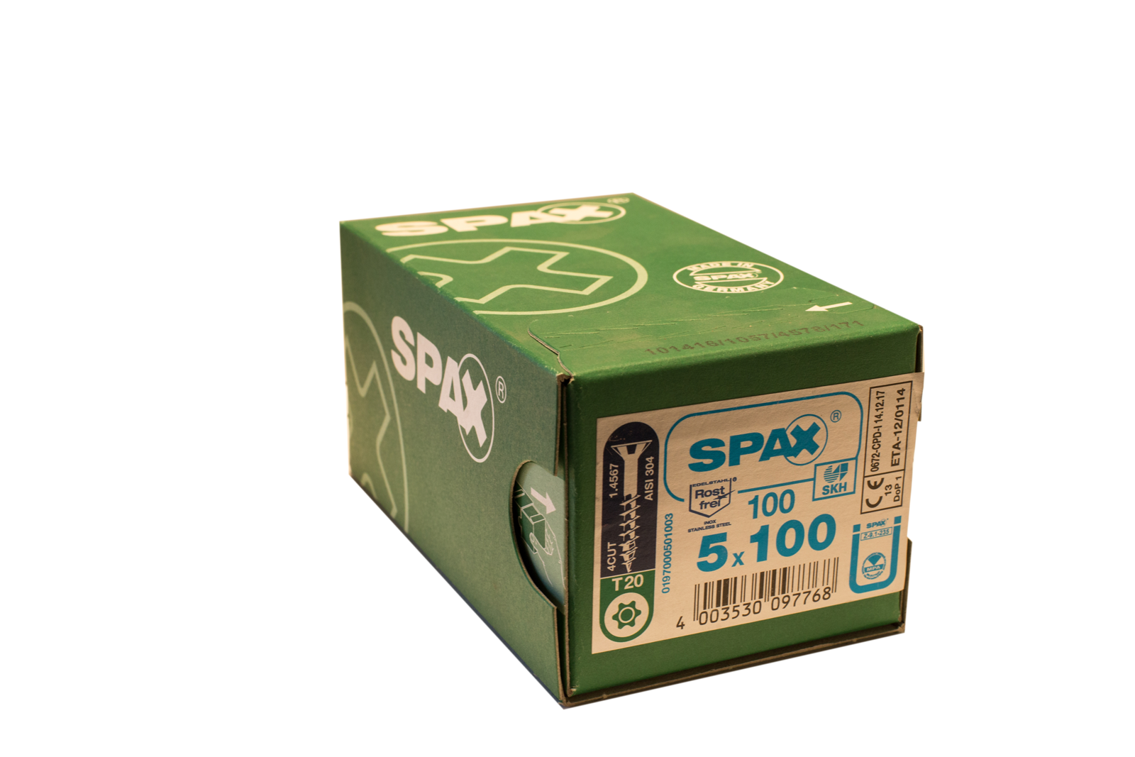 205327 Spax schroef RVS 5x100 mm Torx